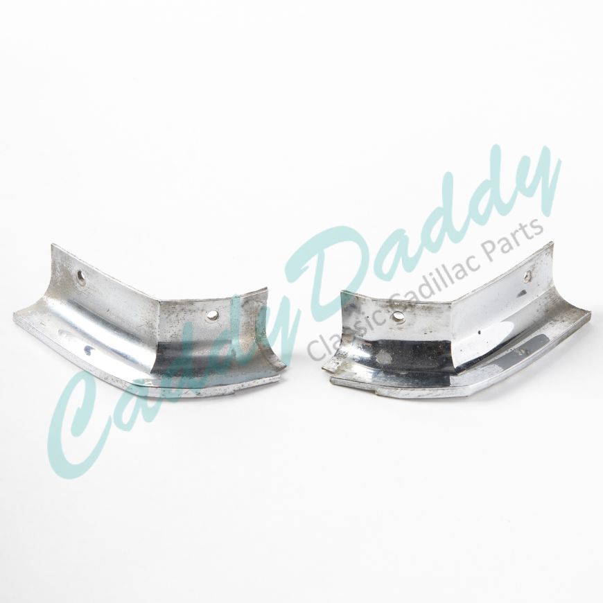 1963 Cadillac Eldorado And Fleetwood Series 60 Special Rear Bumper At Tailight Filler Molding Trim 1 Pair USED Free Shipping In The USA