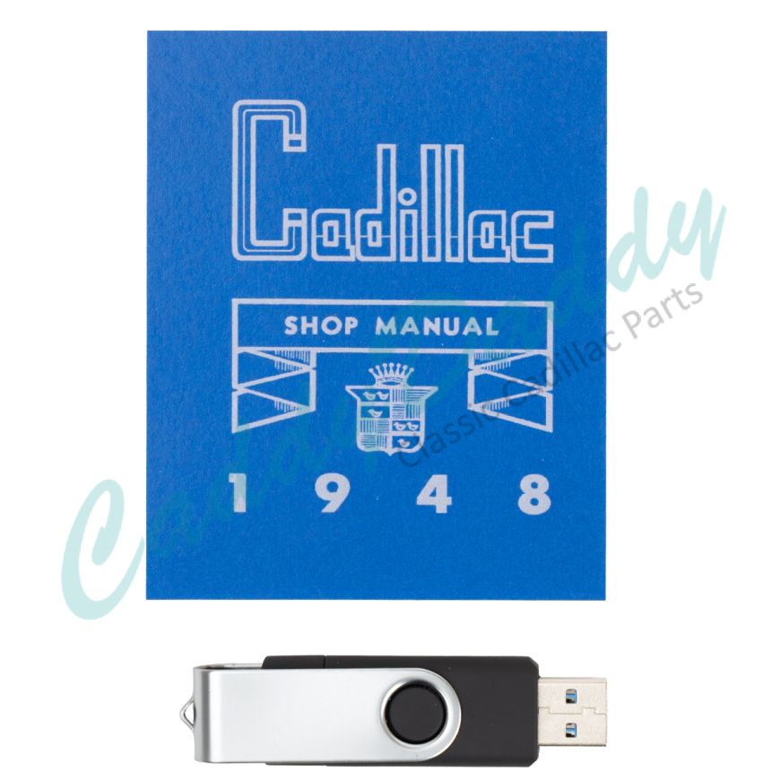 1948 Cadillac Models Service Manual [USB Flash Drive] REPRODUCTION Free Shipping In The USA