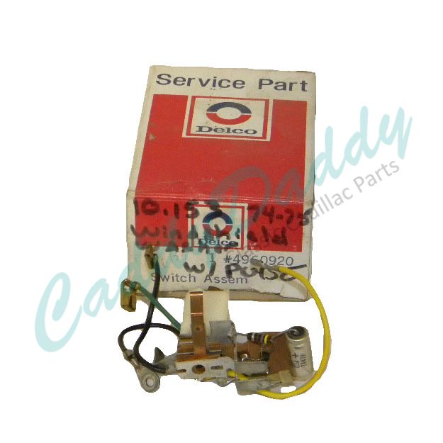1974 1975 Cadillac (WITH Pulse System Wiper) Wiper Pump Switch Assembly NOS Free Shipping In The USA
