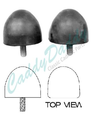 1934 1935 1936 Cadillac (See Details) Front Suspension Rebound Rubber Pads 1 Pair REPRODUCTION Free Shipping In The USA 