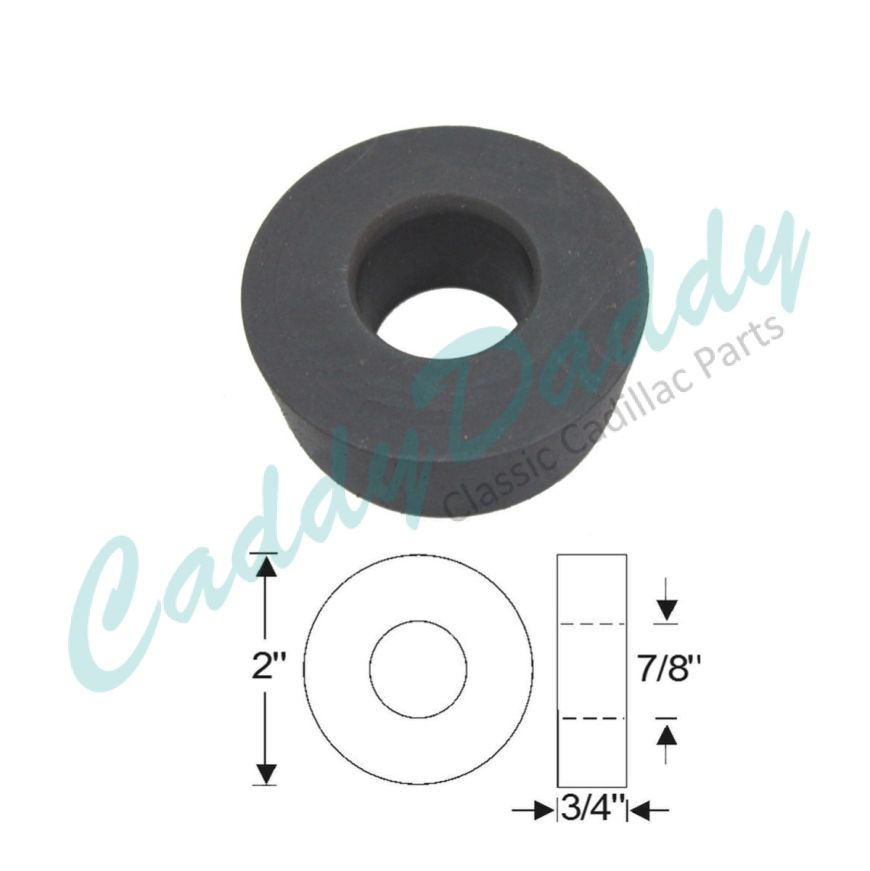 1971 1972 1973 1974 1975 1976 Cadillac Body Mount Rubber Pad REPRODUCTION