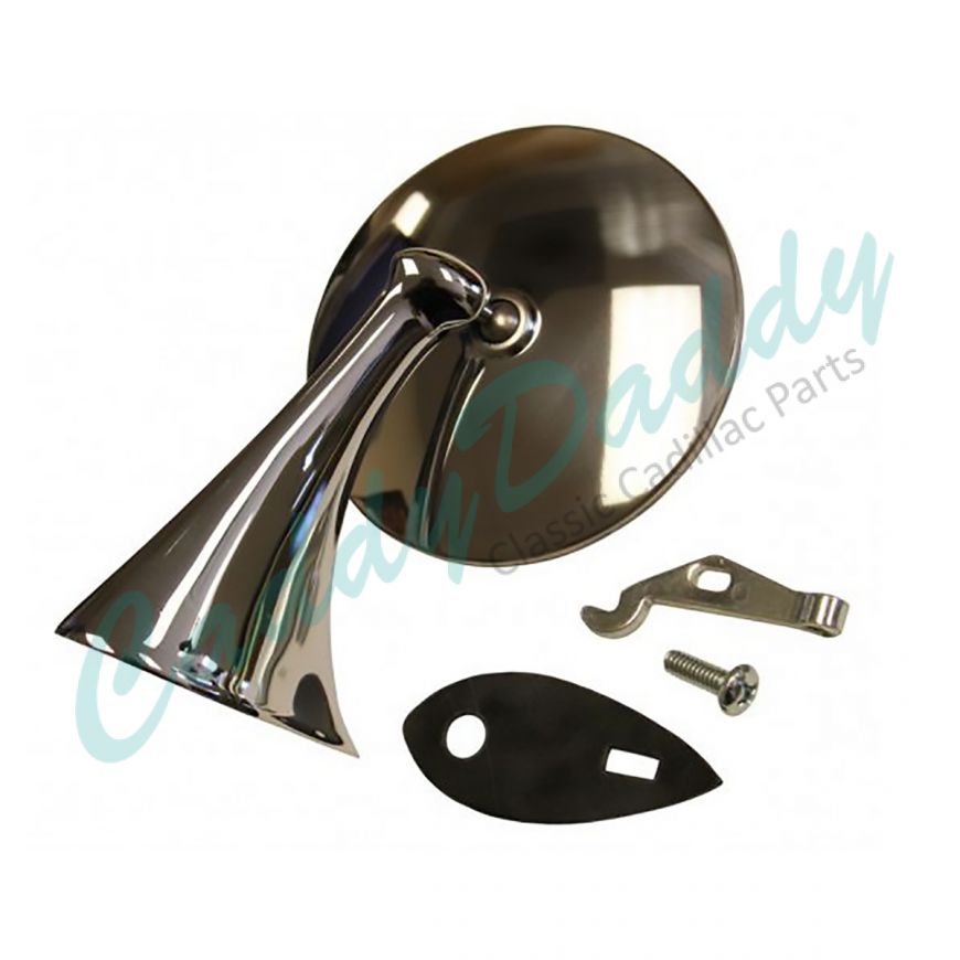 1950 1951 1952 1953 Cadillac Right Passenger Side Exterior Rear View Mirror REPRODUCTION Free Shipping In The USA 