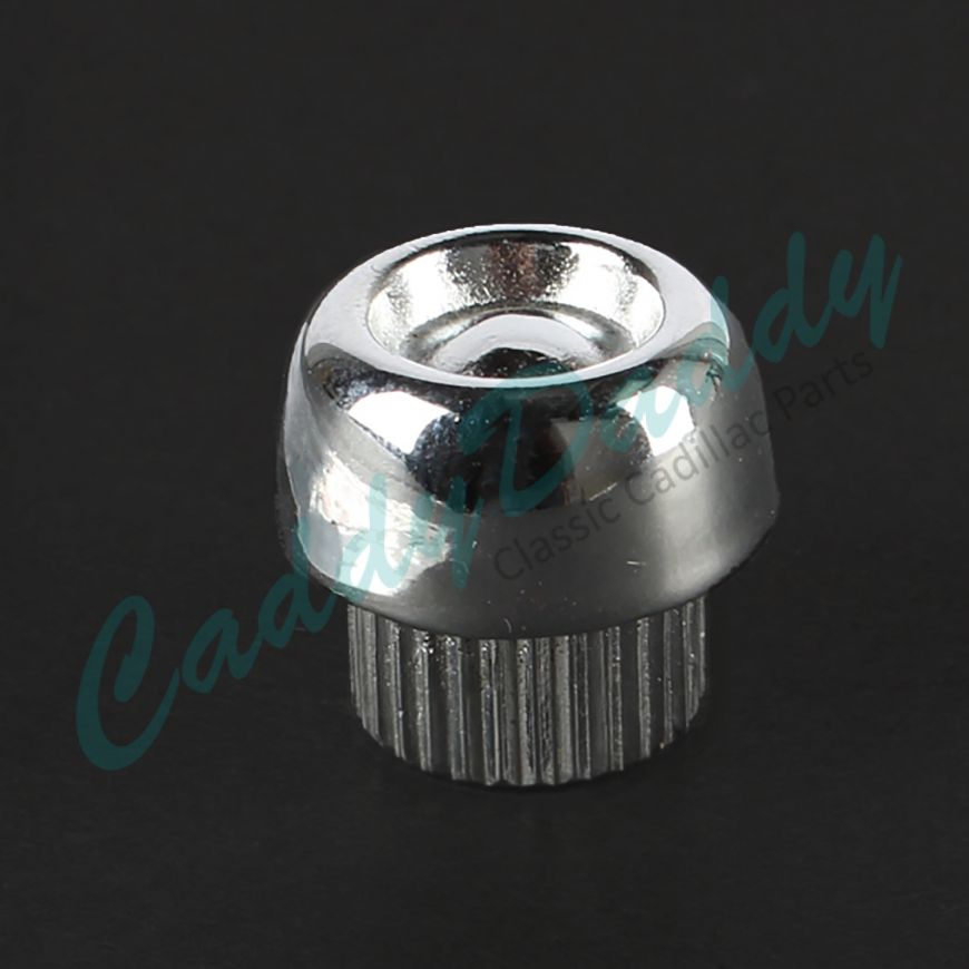 1952 1953 1954 1955 Cadillac Chrome Gear Shift Knob Cap REPRODUCTION Free Shipping In The USA
