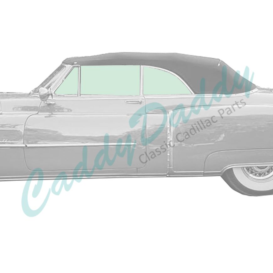 1952 1953 Cadillac Series 62 Convertible Glass Set (6 pieces) REPRODUCTION Free Shipping In The USA