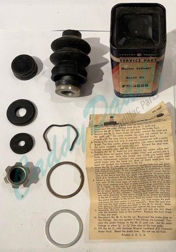 1936 1937 1938 1939 1940 Cadillac (See Details) Master Cylinder Rebuild Kit New Old Replacement Stock Sealed Cans Free Shipping In The USA