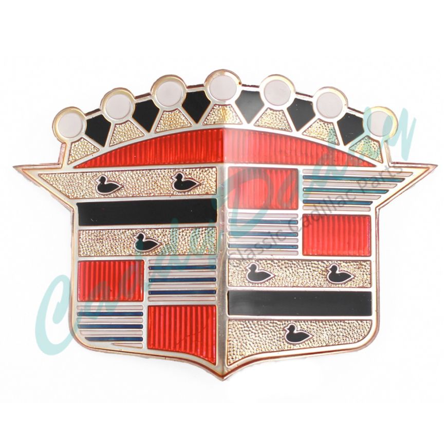 1954 1955 Cadillac Hood Crest REPRODUCTION Free Shipping in the USA