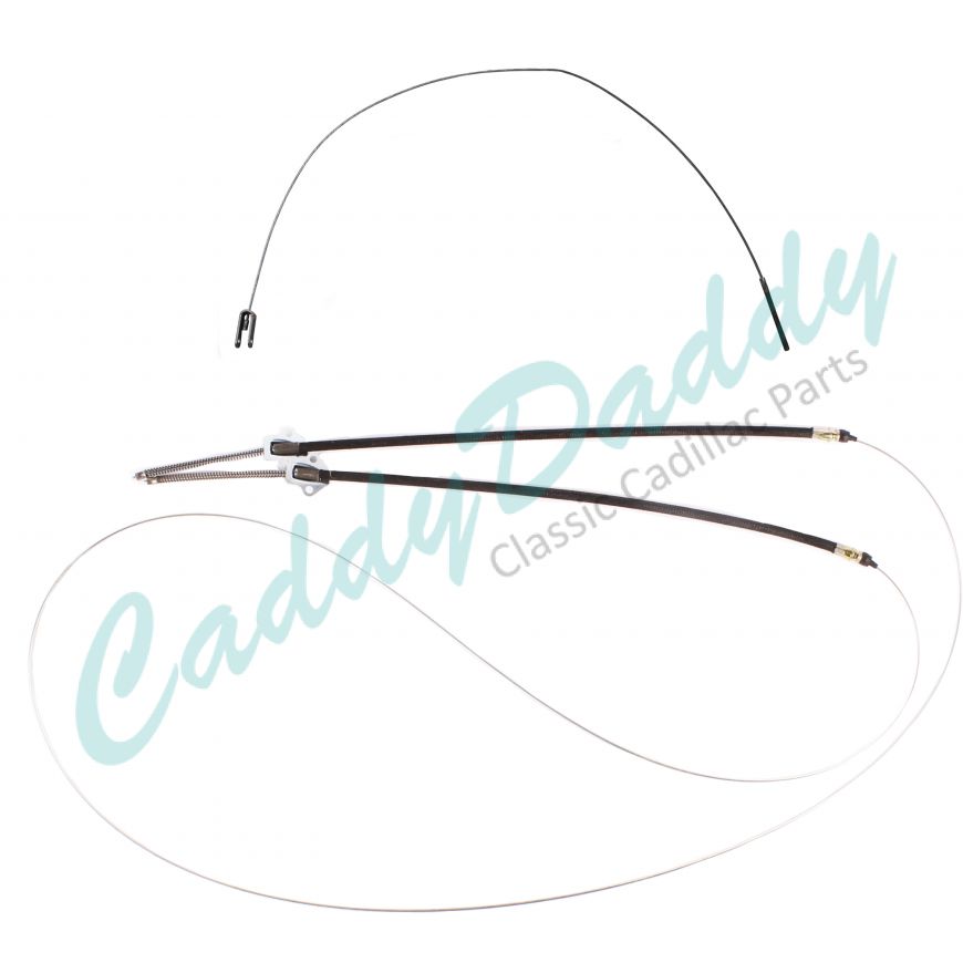 1954 1955 1956 Cadillac Series 75 Limousine Emergency Brake Cable Set 2 Pieces REPRODUCTION Free Shipping In The USA