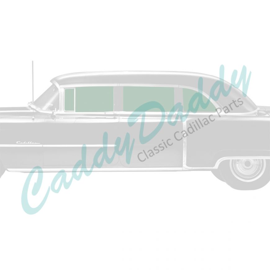 1955 1956 Cadillac Series 75 Limousine Glass Set (8 Pieces) PREPRODUCTION Free Shipping In The USA