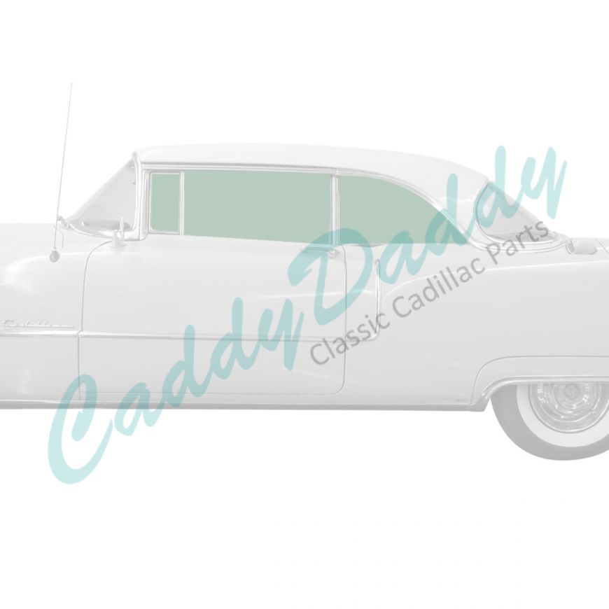 1954 1955 1956 Cadillac 2-Door Hardtop Coupe Glass Set (6 Pieces) REPRODUCTION Free Shipping In The USA
