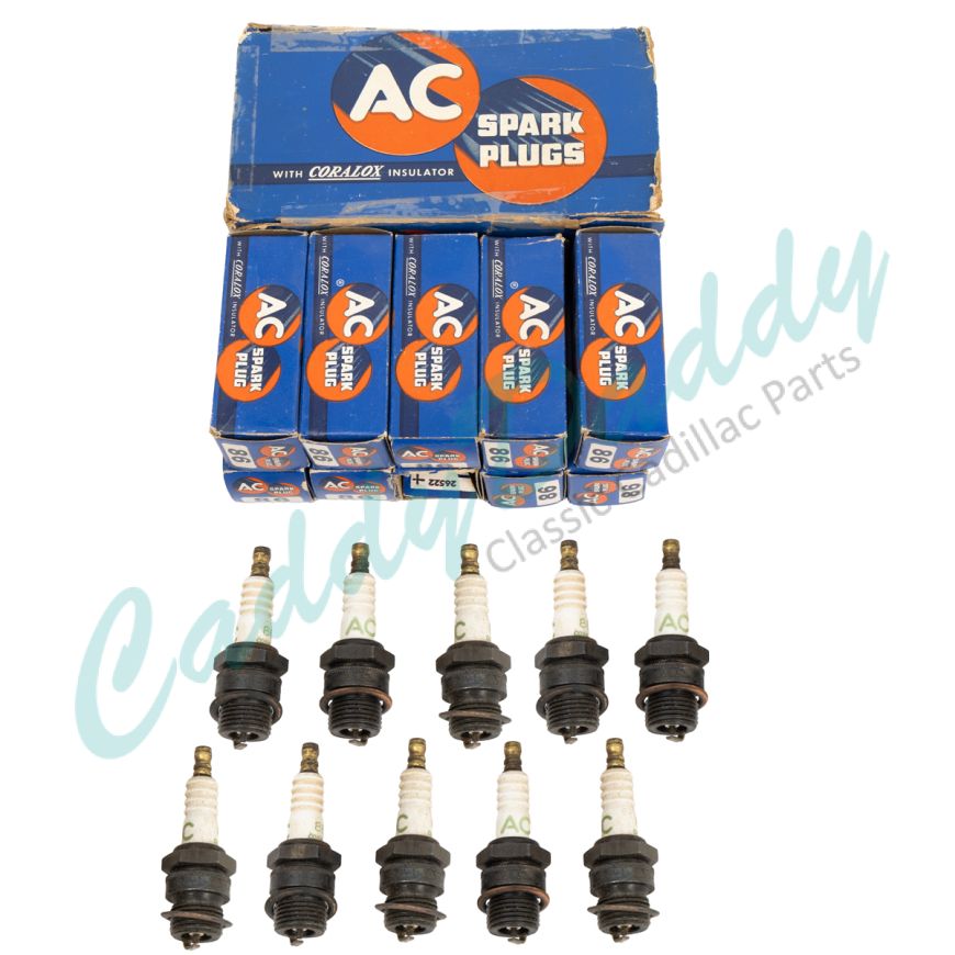 1930 1931 1932 1933 1934 1935 1936 1937 Cadillac (See Details) Spark Plug Set (10 Pieces) NORS Free Shipping In The USA