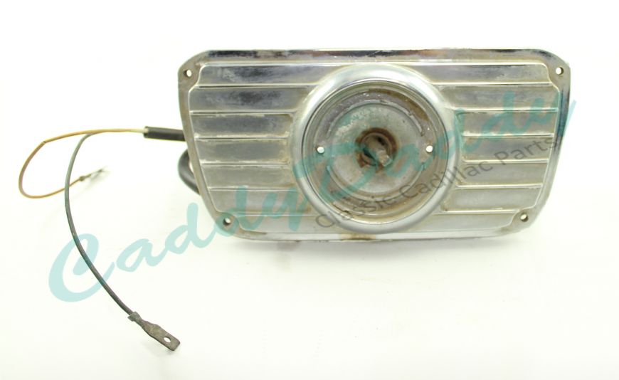 1955 Cadillac Parking /Turn Signal Round Lens Chrome Housing Door USED Free Shipping In The USA