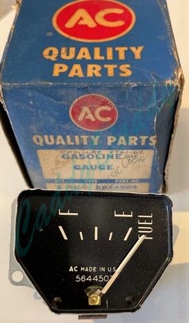 1961 1962 Cadillac ALL (EXCEPT Series 75) Gas / Fuel Gauge