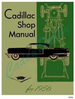 1956 Cadillac All Models Service Manual CD REPRODUCTION Free Shipping In The USA