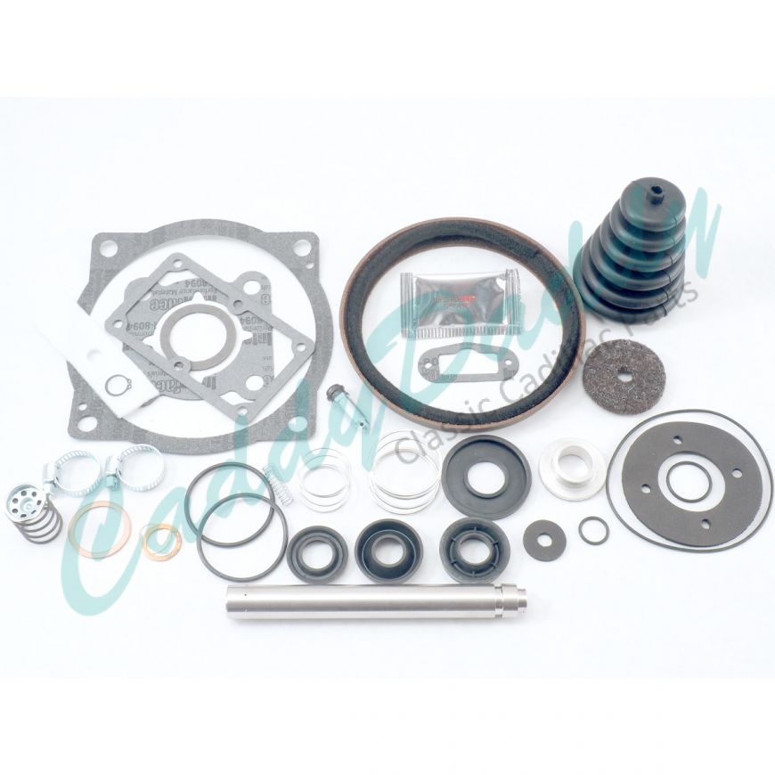 1956 Cadillac Delco Moraine Brake Booster and Master Cylinder Repair Kit  (33 Pieces) REPRODUCTION Free Shipping In The USA - Cadillac Parts Online