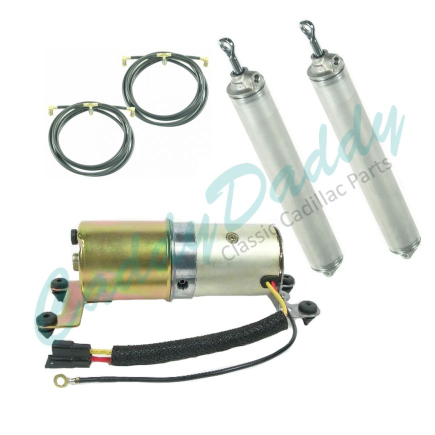 1961 Cadillac Convertible Top Motor And Cylinder Kit (5 Pieces) REPRODUCTION Free Shipping In The USA