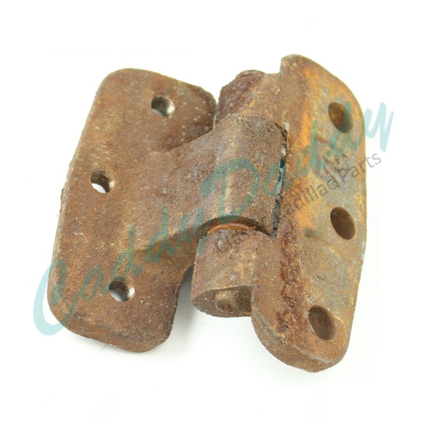1957 1958 Cadillac (EXCEPT Series 75 Limousine) 4-Door Sedan Right Passenger Side Rear Door Upper Hinge USED Free Shipping in the USA