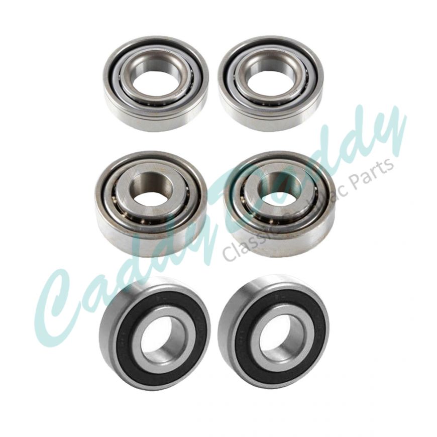 1958 1959 Cadillac Commercial Chassis Wheel Bearing Kit (6 Pieces) REPRODUCTION Free Shipping In The USA