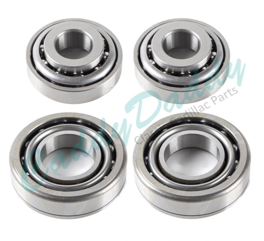 1958 1959 Cadillac (EXCEPT Series 75 and Commercial Chassis) Front Wheel Bearings Set 4 Pieces REPRODUCTION Free Shipping In The USA