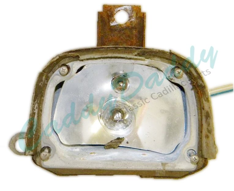 1958 Cadillac Fog Light Housing Left Side USED Free Shipping In The USA 