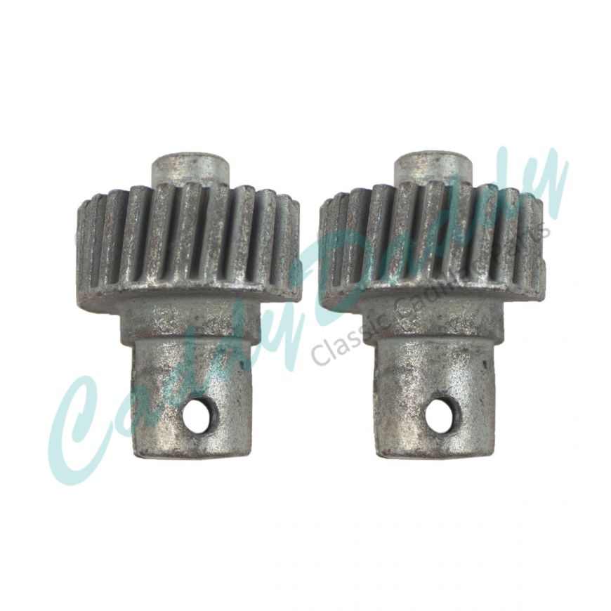1958 Cadillac Vent Window Motor Gears 1 Pair REPRODUCTION Free Shipping In The USA