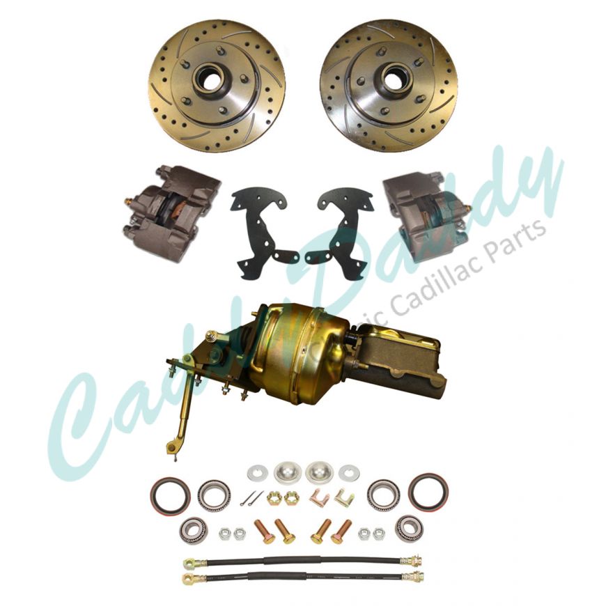 1958 Cadillac Front Disc Brake Conversion Kit With Booster and Master  Cylinder NEW - Cadillac Parts Online