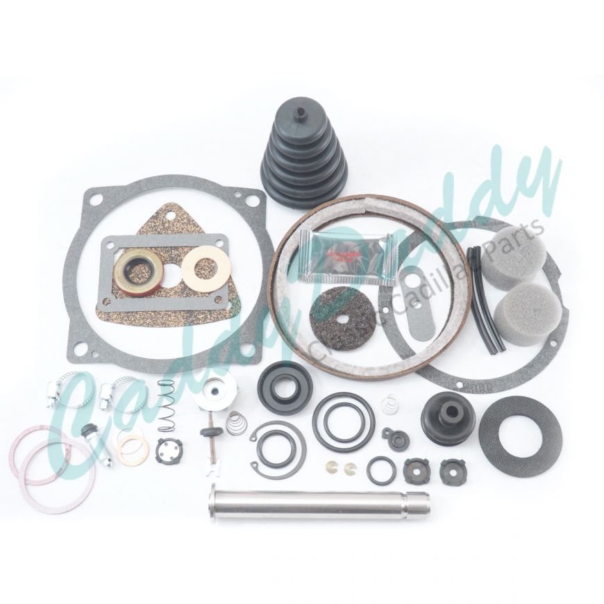 1958 Cadillac Bendix Treadle-Vac Brake Booster and Master Cylinder Repair Kit (34 Pieces) REPRODUCTION Free Shipping In The USA