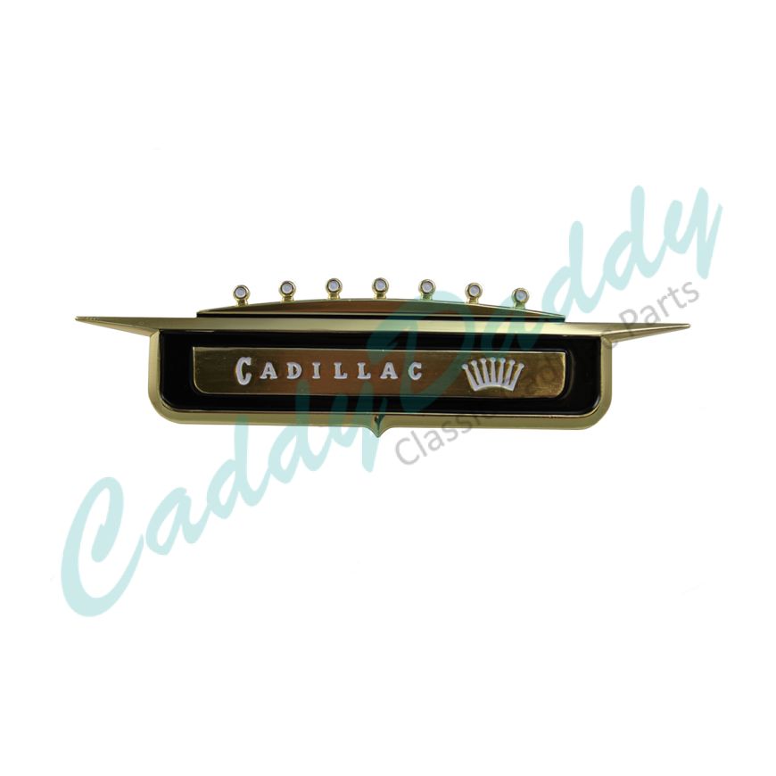 1958 Cadillac (See Details) Front Fender Emblem REPRODUCTION Free Shipping In The USA
