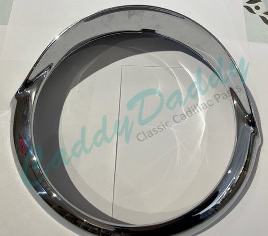 1953 Cadillac Chrome Headlight Bezel Re-plated USED Free Shipping In The USA