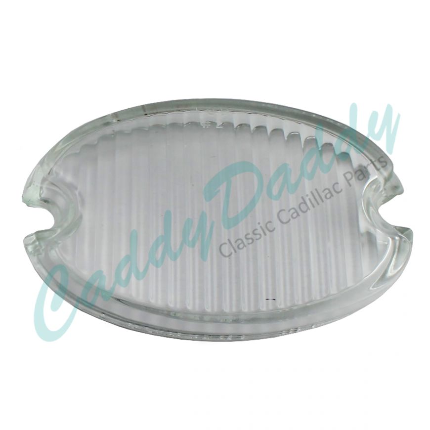 1959 Cadillac Right Passenger Side Glass Fog and Turn Signal Light Lens REPRODUCTION Free Shipping In The USA
