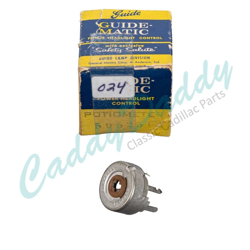1961 Cadillac (EXCEPT Commercial Chassis And Series 75 Limousine) Autronic Amplifier Potentiometer Cathode NOS Free Shipping In The USA