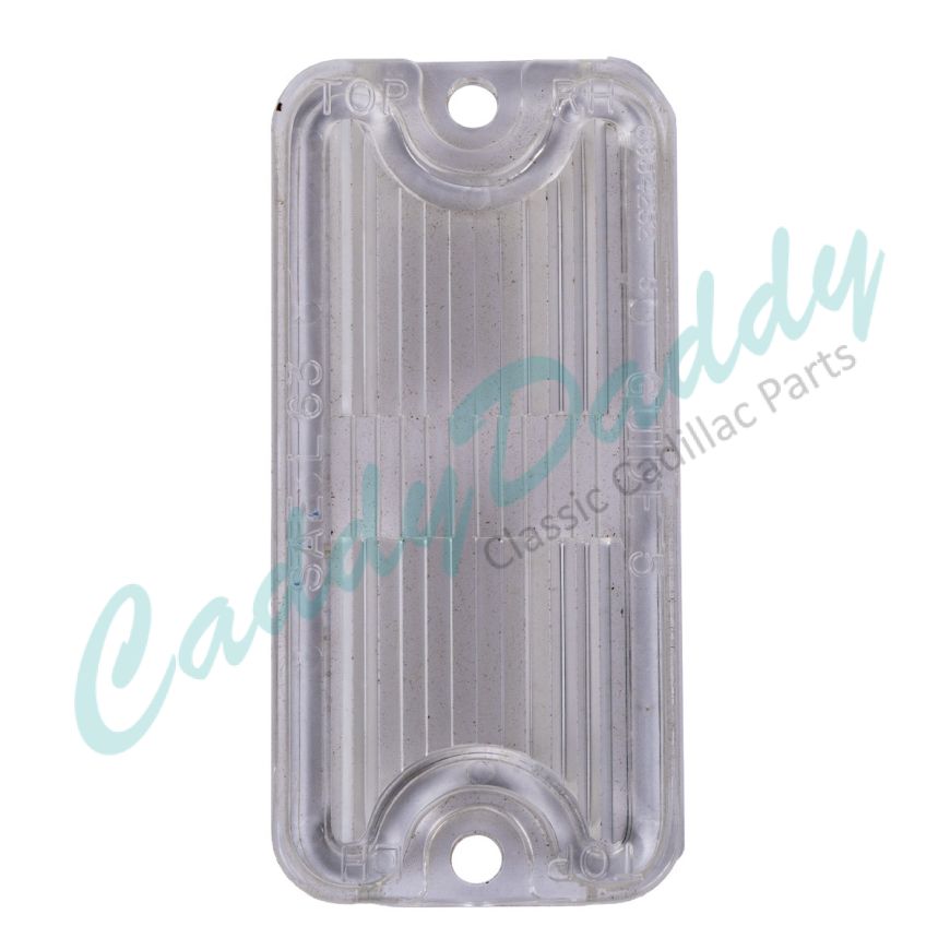 1963 Cadillac License Plate Lens NOS Free Shipping In The USA