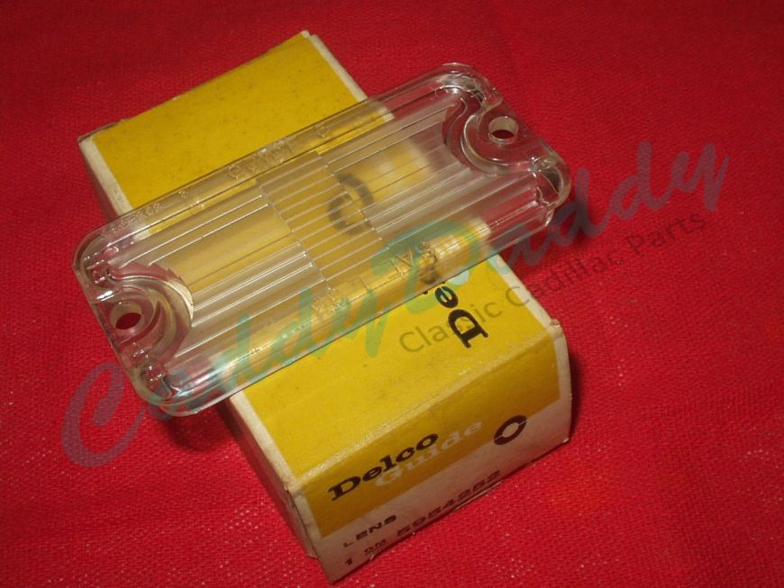 1963 Cadillac License Plate Lens NOS Free Shipping In The USA