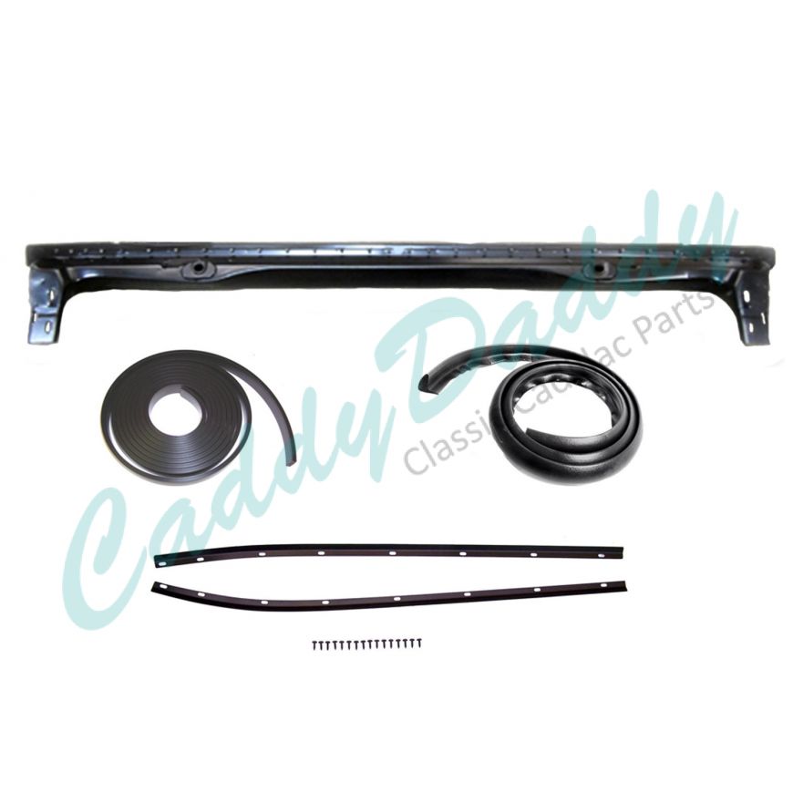 1959 1960 Cadillac Convertible Header Kit (5 Pieces) REPRODUCTION Free Shipping In The USA