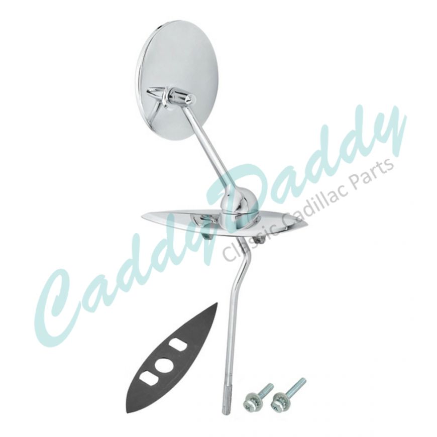 1959 1960 Cadillac Left Driver Side Exterior Rear View Mirror REPRODUCTION Free Shipping In The USA