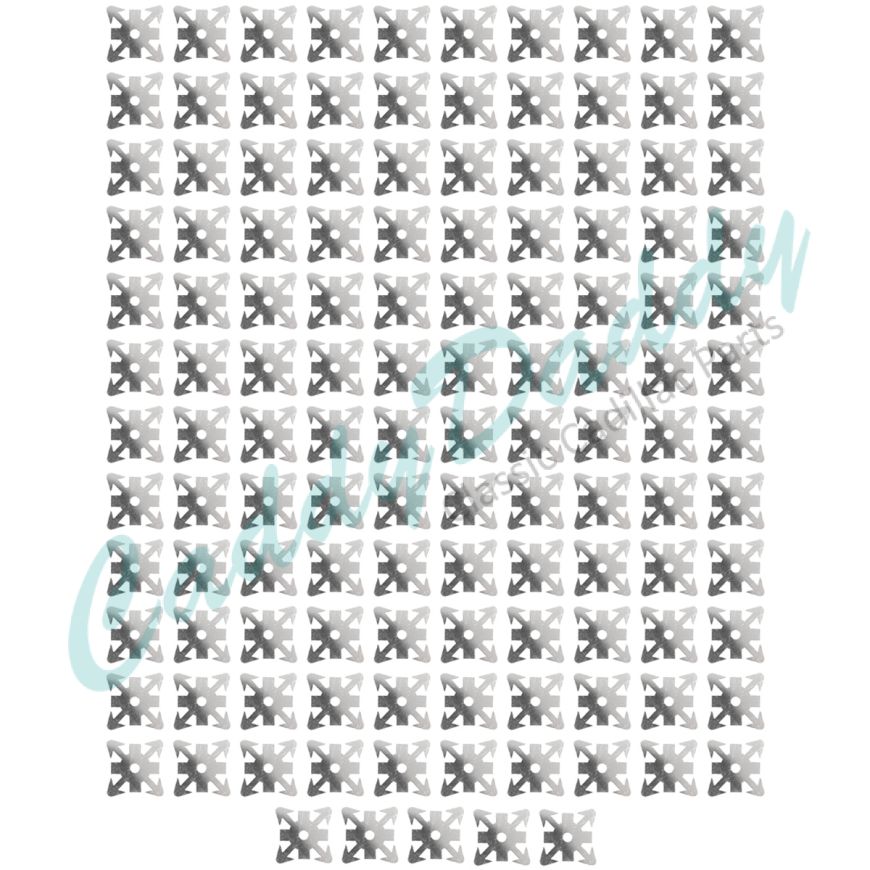 1959 Cadillac Front Grille Bullet Star Clip Set 3/4 Inch (125 Pieces) Stainless Steel REPRODUCTION Free Shipping In The USA