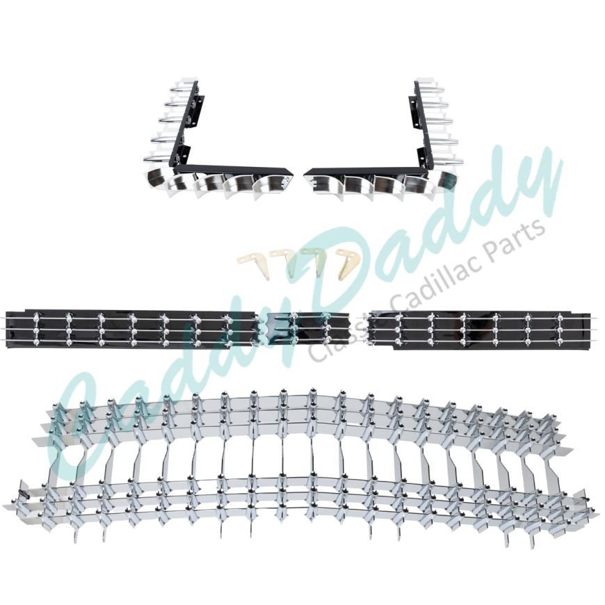 1959 Cadillac (See Details) Front And Rear Grille Kit (7 Pieces) REPRODUCTION