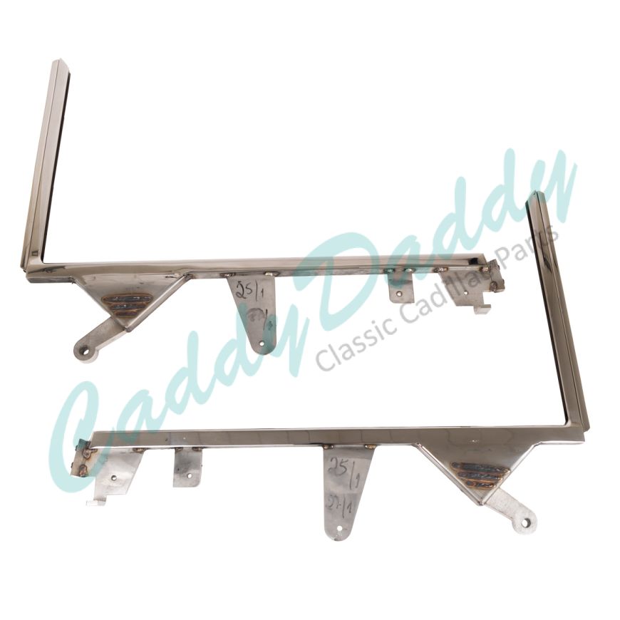 1959 1960 Cadillac Convertible Lower Rear Quarter Window Frames (1 Pair) REPRODUCTION Free Shipping In The USA