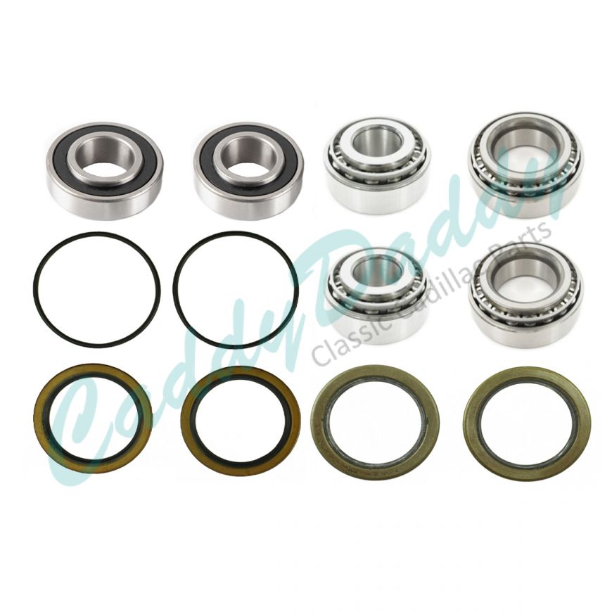 1960 1961 1962 1963 1964 1965 1966 Cadillac (EXCEPT Commercial Chassis) Wheel Bearing and Seal Kit (14 Pieces) REPRODUCTION Free Shipping In The USA