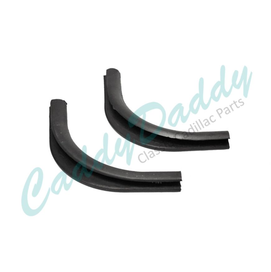 1949 1950 1951 1952 1953 Cadillac Trunk Rubber Weatherstrip Corners 1 Pair REPRODUCTION Free Shipping In The USA