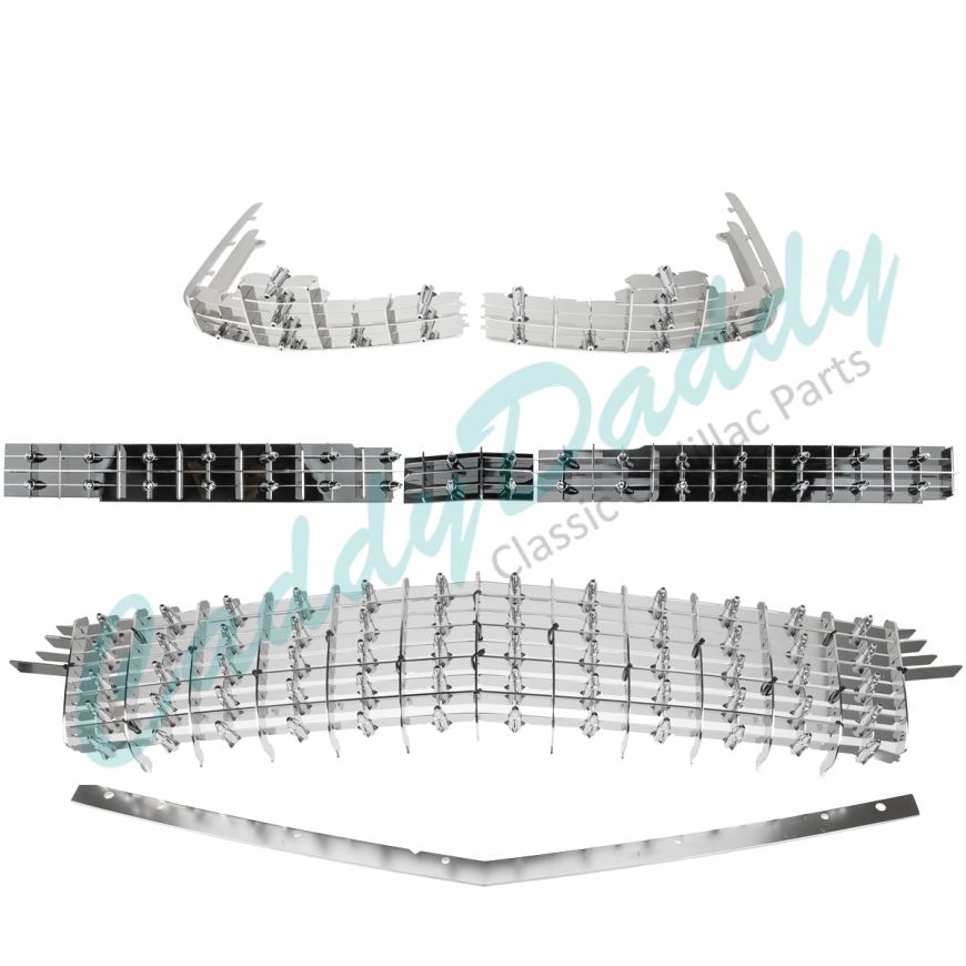 1960 Cadillac (See Details) Front And Rear Grille Kit (7 Pieces) REPRODUCTION
