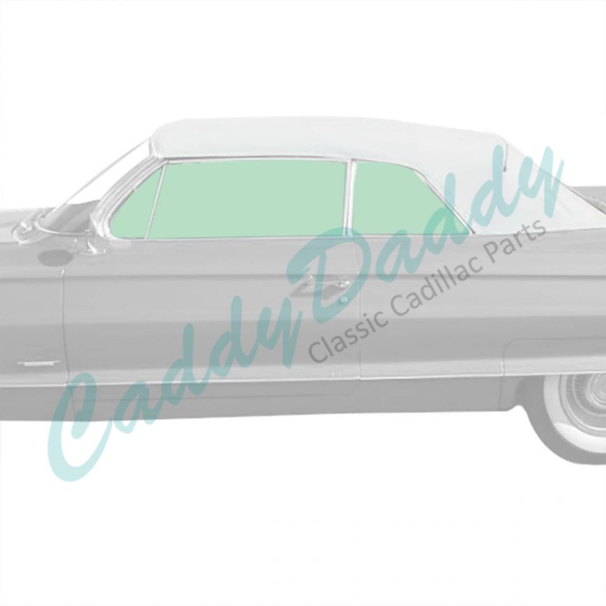 1961 1962 Cadillac Convertible Glass Set (6 Pieces) REPRODUCTION Free Shipping In The USA