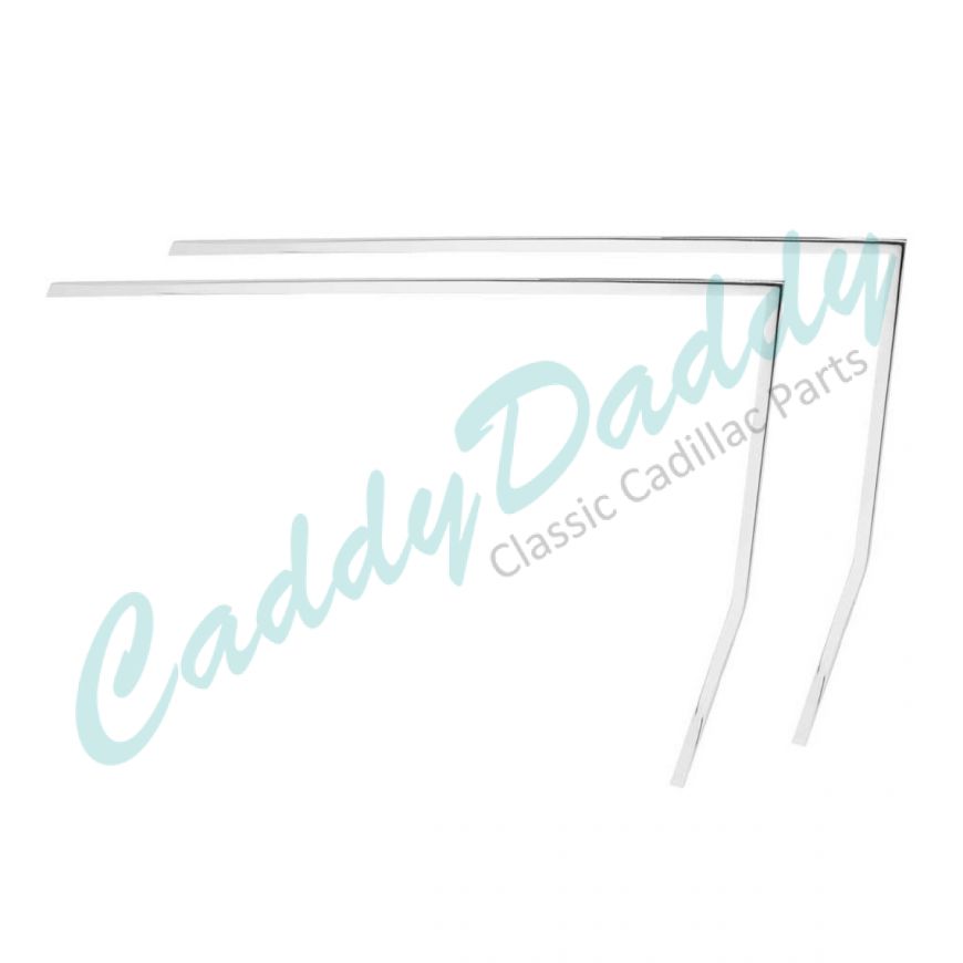 1961 1962 1963 1964 Cadillac Convertible Front Door Window Frames 1 Pair REPRODUCTION