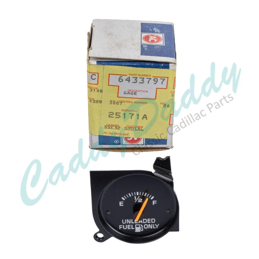 1983 Cadillac Gas Fuel Gauge With Tach NOS Free Shipping in the USA