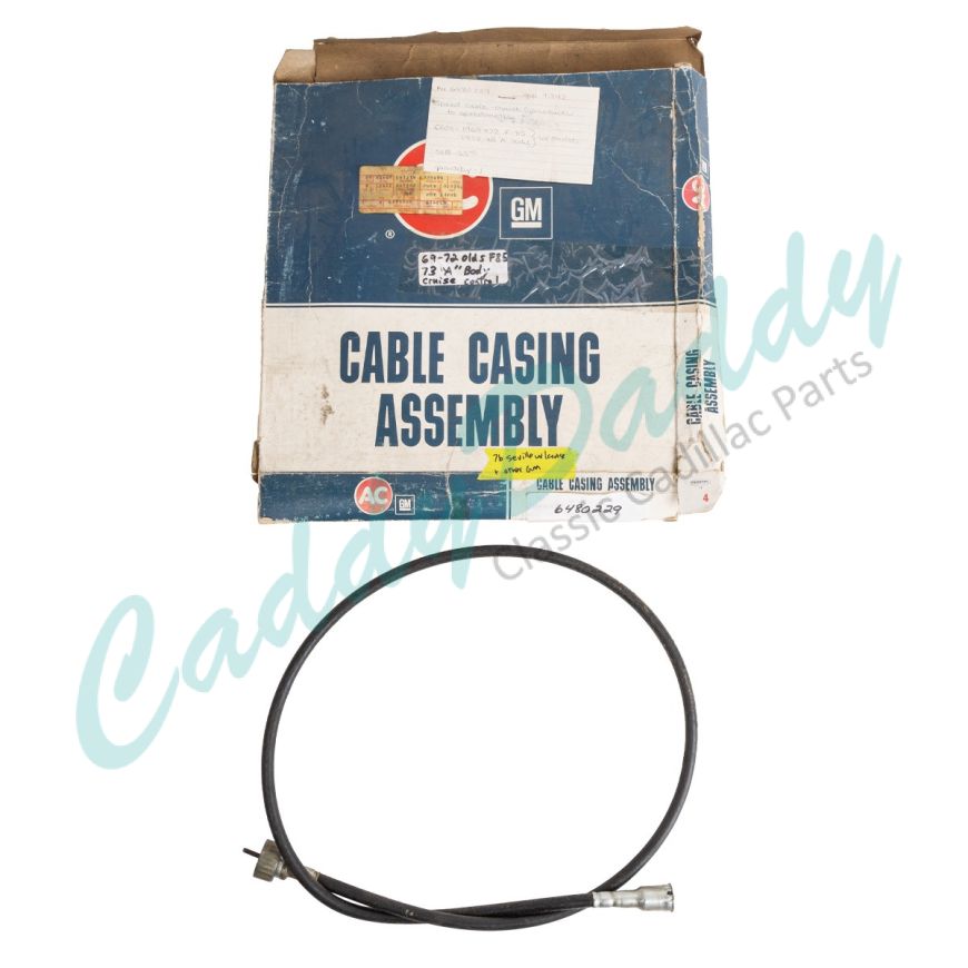 1976 Cadillac Seville (WITH Cruise Control) Upper Speedometer Cable NOS Free Shipping In The USA