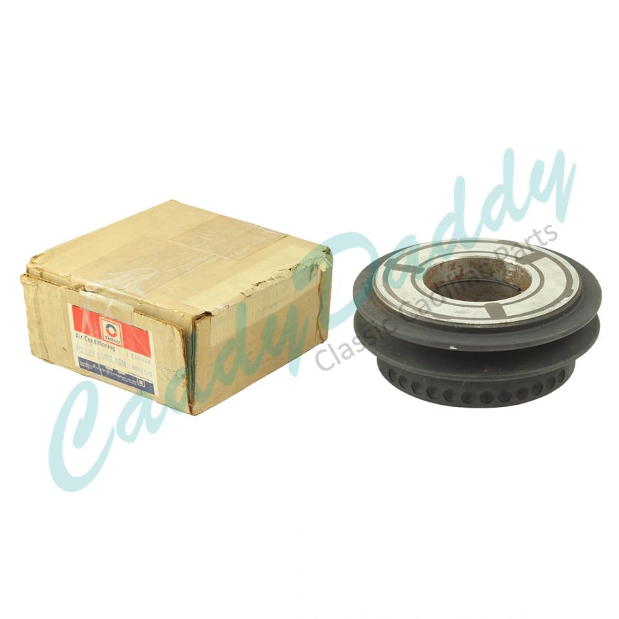 1973 1974 1975 1976 Cadillac (See Details) Air Conditioner (A/C) Compressor Single Groove Pulley With Bearings NOS Free Shipping In The USA
