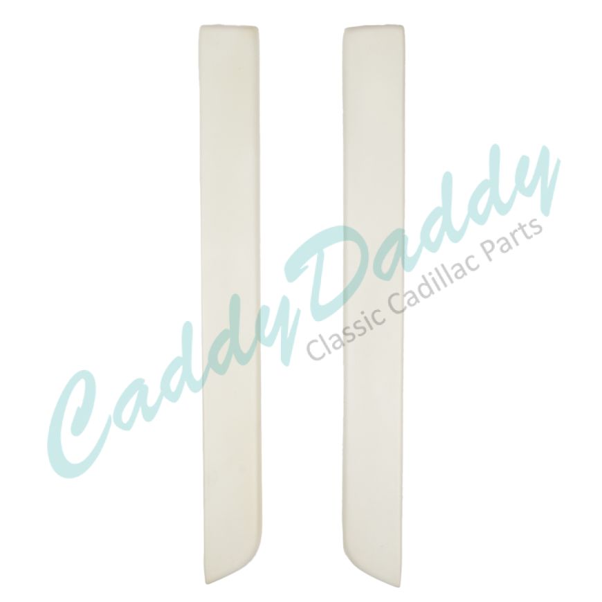 1965 1966 Cadillac Deville White Armrest Pad 1 Pair REPRODUCTION Free Shipping In The USA