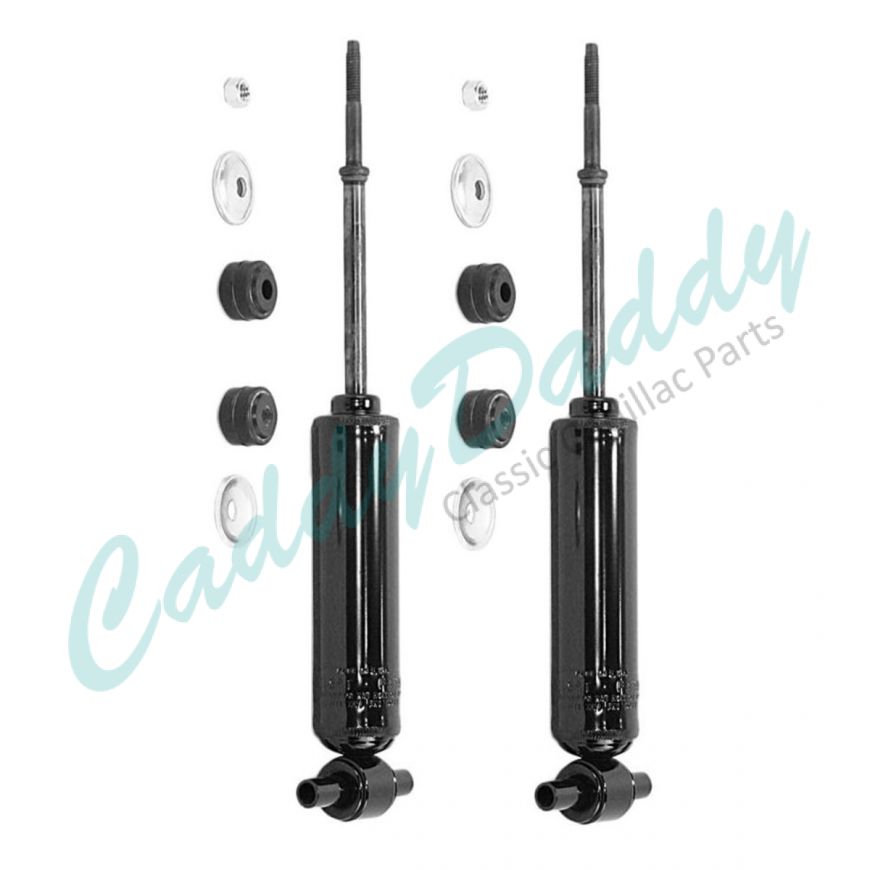 1965 1966 1967 1968 1969 1970 1971 1972 1973 1974 1975 1976 Cadillac (See Details) Deluxe Front Shock Absorbers 1 Pair REPRODUCTION Free Shipping In The USA