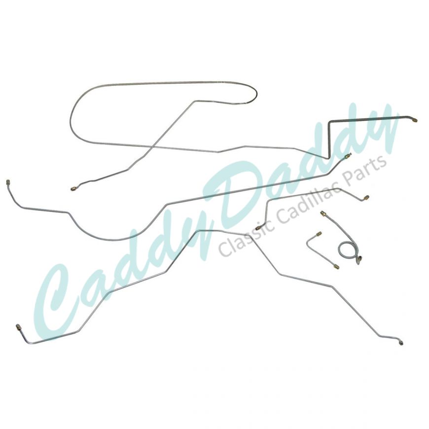 1965 Cadillac Fleetwood Series 60 Special (See Details) Standard Brake Line Kit Stainless Steel or Original Equipment Design [Ready To Ship] REPRODUCTION Free Shipping In The USA