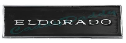 1967 Cadillac Eldorado Dash Emblem REPRODUCTION Free Shipping In The USA