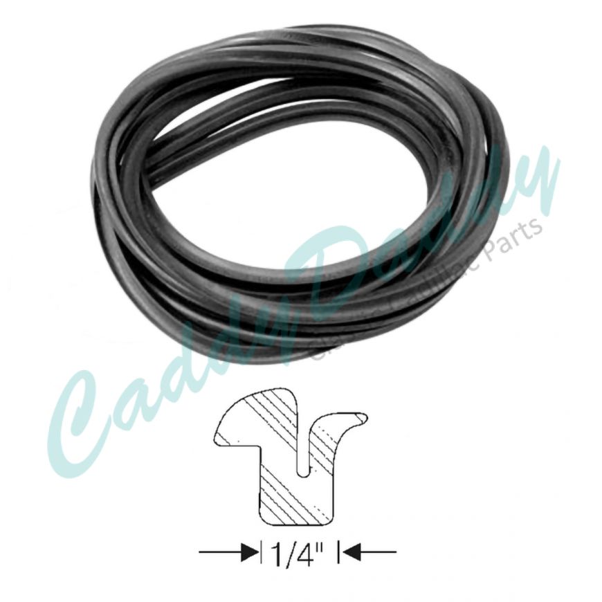 1936 1937 1938 1939 1940 1941 1942 Cadillac (See Details) Fender Skirt Edge Rubber Weatherstrips 1 Pair REPRODUCTION Free Shipping In The USA